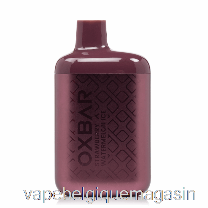 Vape Belgique Oxbar The Fox 7000 Glace Jetable Fraise Pastèque